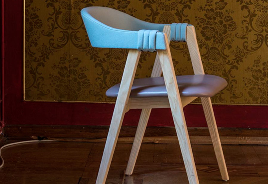 Claude Cartier décoration et architecte d'intérieur à Lyon. Chaise Mathilda MOROSO