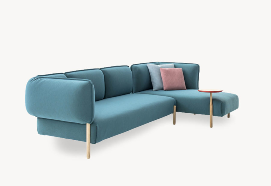 Collection canapés TENDER de la marque MOROSO à découvrir chez Claude Cartier Décoration Lyon