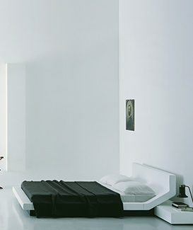 Lit Lipla, PORRO. Claude Cartier décoration architecte d'intérieur à Lyon.