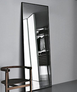 Miroir Reflection, PORRO. Claude Cartier décoration architecte d'intérieur à Lyon.