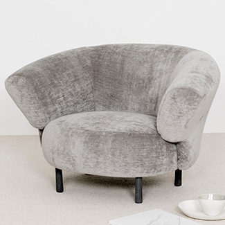 Claude Cartier décoration et architecte d'intérieur à Lyon. Fauteuil Christophe Delcourt ANA FAUTEUIL