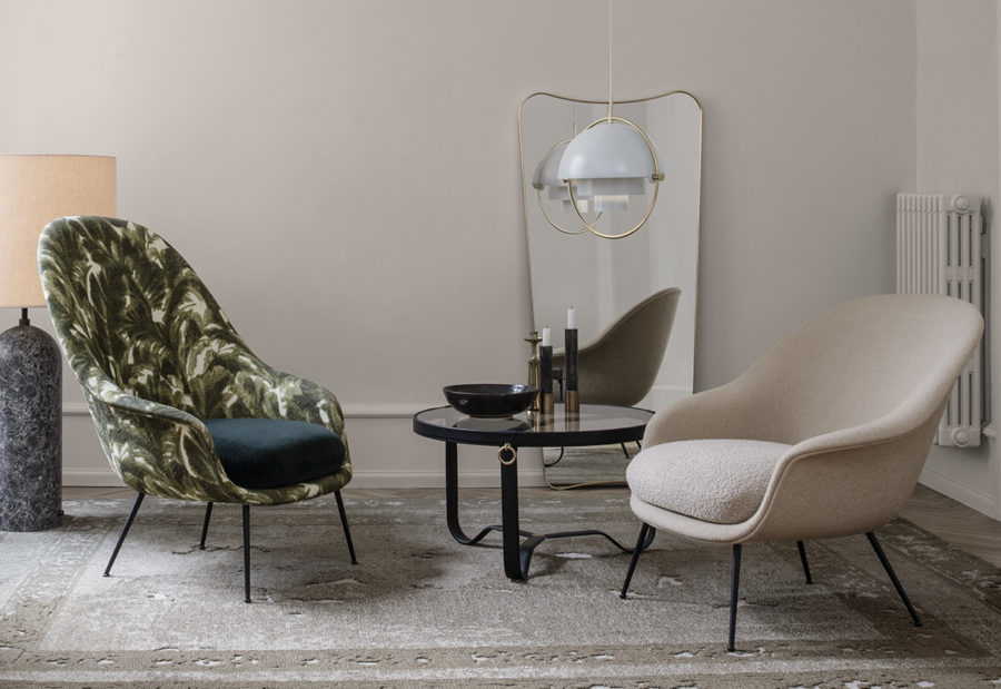 Claude Cartier décoration et architecte d'intérieur à Lyon. Fauteuil Bat GUBI