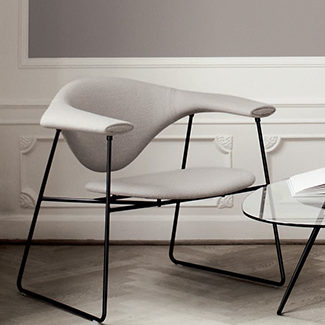 Claude Cartier décoration et architecte d'intérieur à Lyon. Fauteuil Masculo GUBI