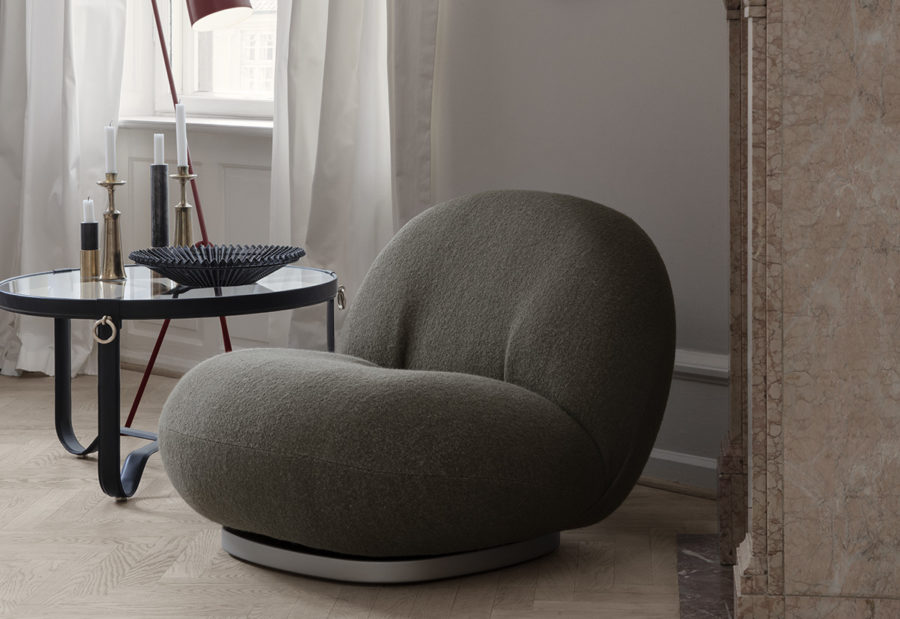 Claude Cartier décoration et architecte d'intérieur à Lyon. Fauteuil Pacha GUBI