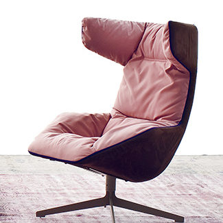 Claude Cartier décoration et architecte d'intérieur à Lyon. Fauteuil Take A Line For A Walk MOROSO