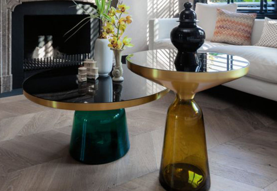 Collection Claude Cartier décoration architecte d'intérieur à Lyon. Table basse Bell Classicon