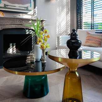 Collection Claude Cartier décoration architecte d'intérieur à Lyon. Table basse Bell Classicon