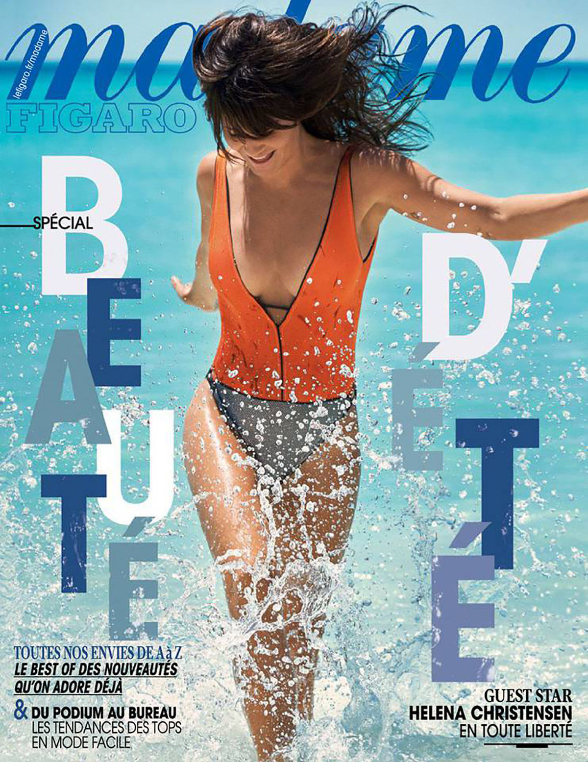 Parution presse MADAME FIGARO 2015 Claude Cartier décoration architecte d'intérieur à Lyon.