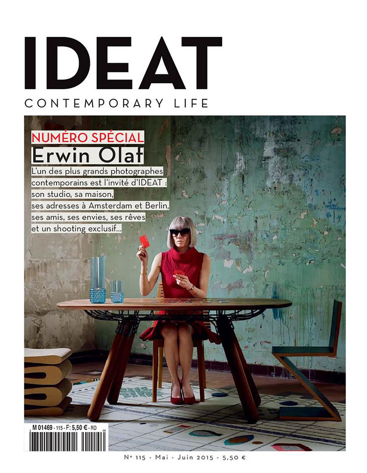 Parution presse IDEAT 2015 Claude Cartier décoration architecte d'intérieur à Lyon.