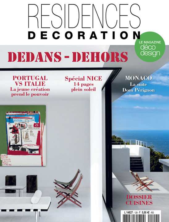 Parution presse RESIDENCES DECORATION 2016 Claude Cartier décoration architecte d'intérieur à Lyon.