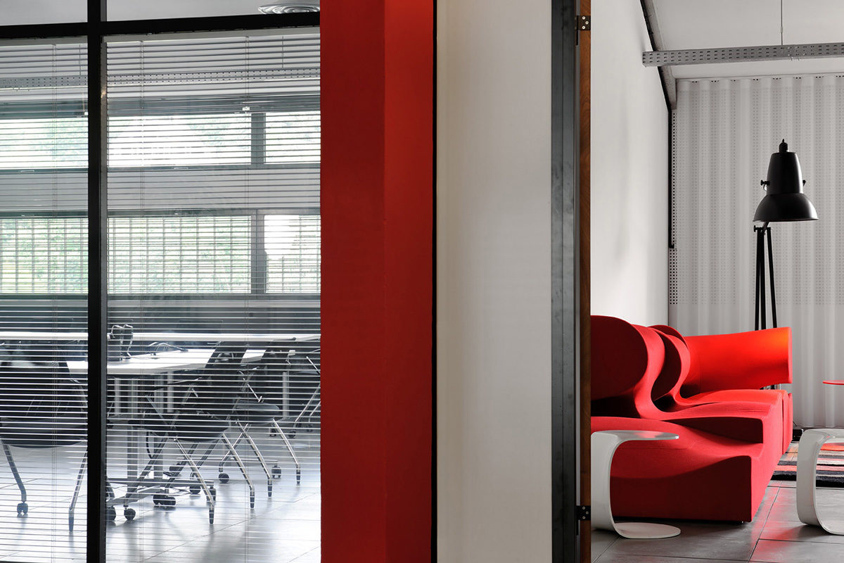 Réalisation bureau. Claude Cartier décoration architecte d'intérieur à Lyon.