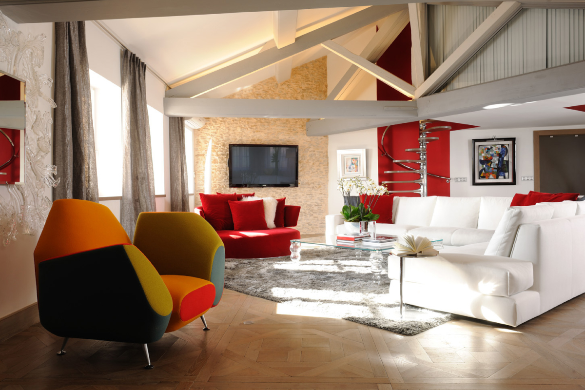 Réalisations Claude Cartier décoration architecte d'intérieur à Lyon.