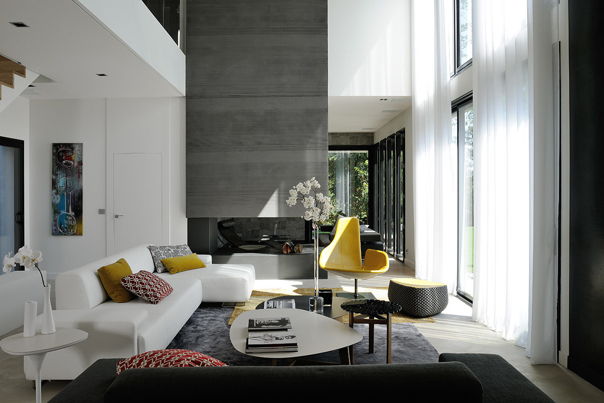 Réalisation résidentiel Claude Cartier décoration architecte d'intérieur à Lyon.