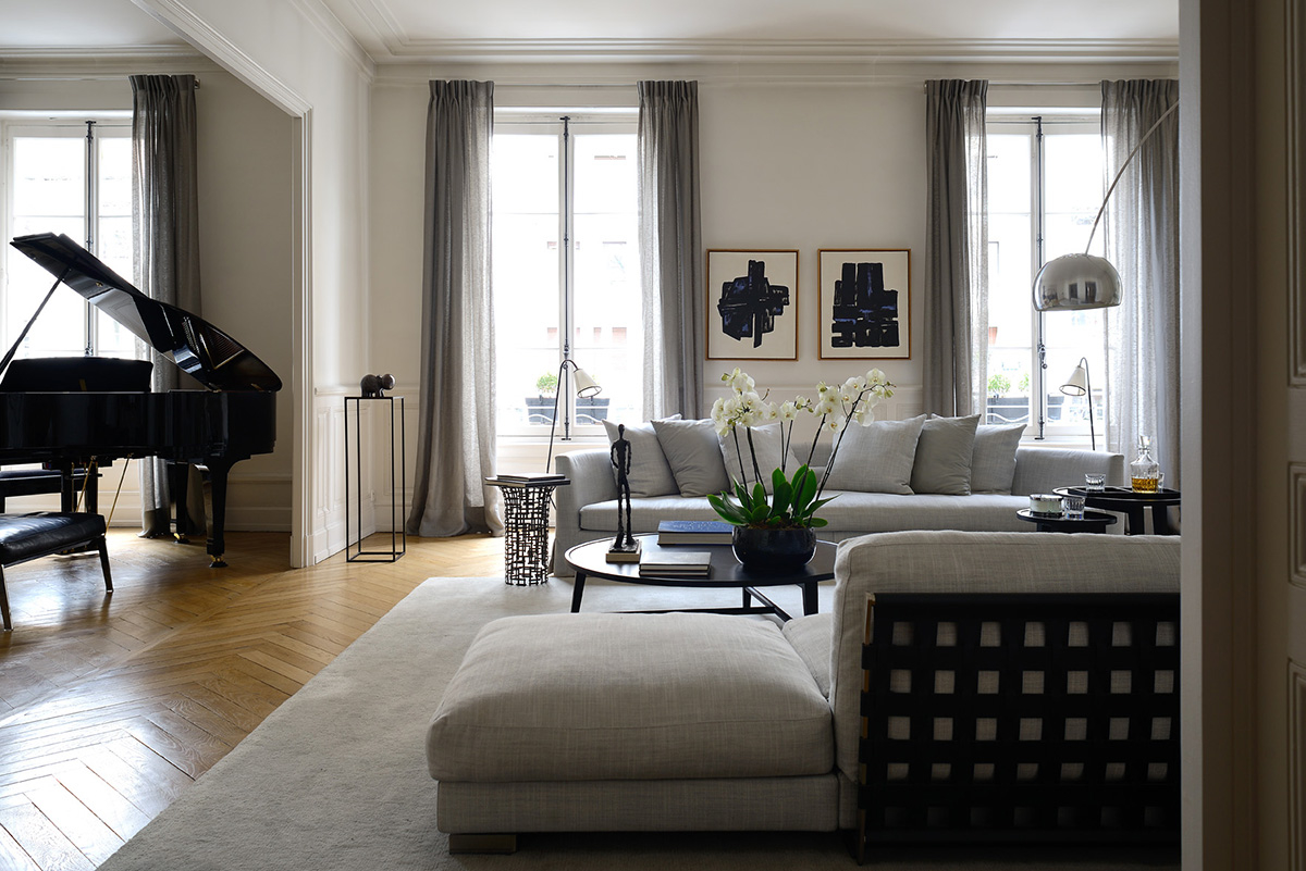 Réalisations Claude Cartier décoration architecte d'intérieur à Lyon.