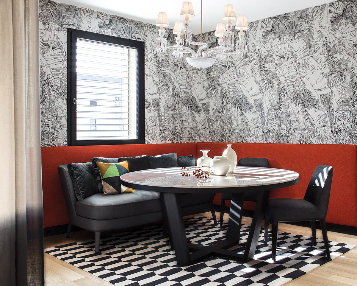 Réalisation résidentiel Claude Cartier décoration architecte d'intérieur à Lyon.