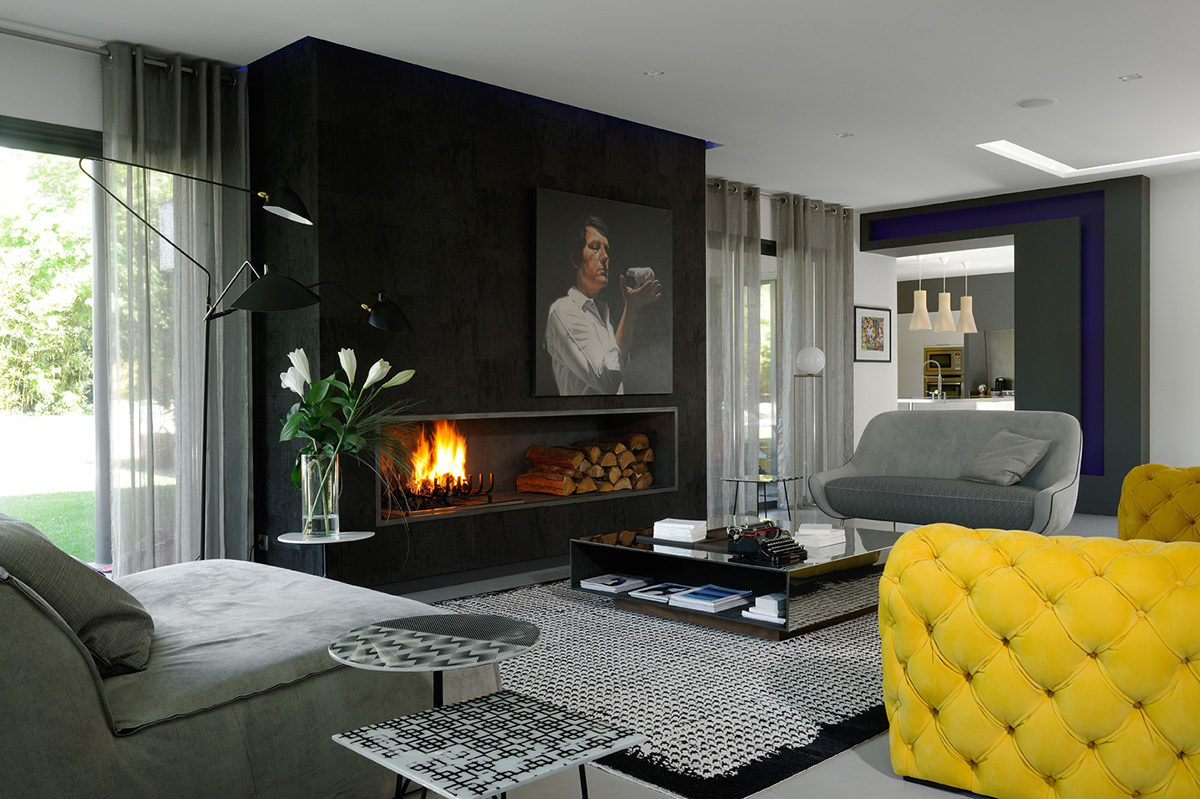 Réalisation résidentiel Claude Cartier décoration architecte d'intérieur à Lyon.