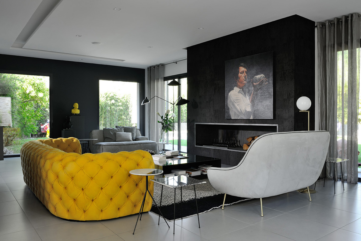 Réalisations Claude Cartier décoration architecte d'intérieur à Lyon.