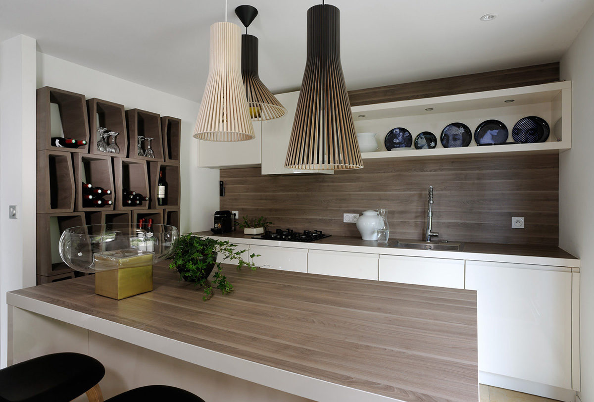 Réalisation résidentiel Claude Cartier décoration architecte d'intérieur à Lyon.