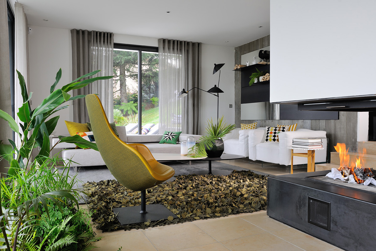 Réalisations Claude Cartier décoration architecte d'intérieur à Lyon.