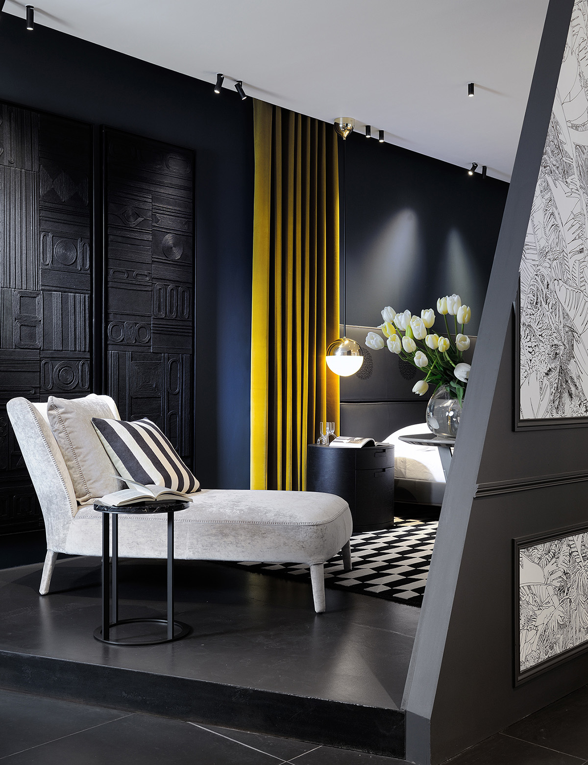 Réalisations Claude Cartier décoration architecte d'intérieur à Lyon.