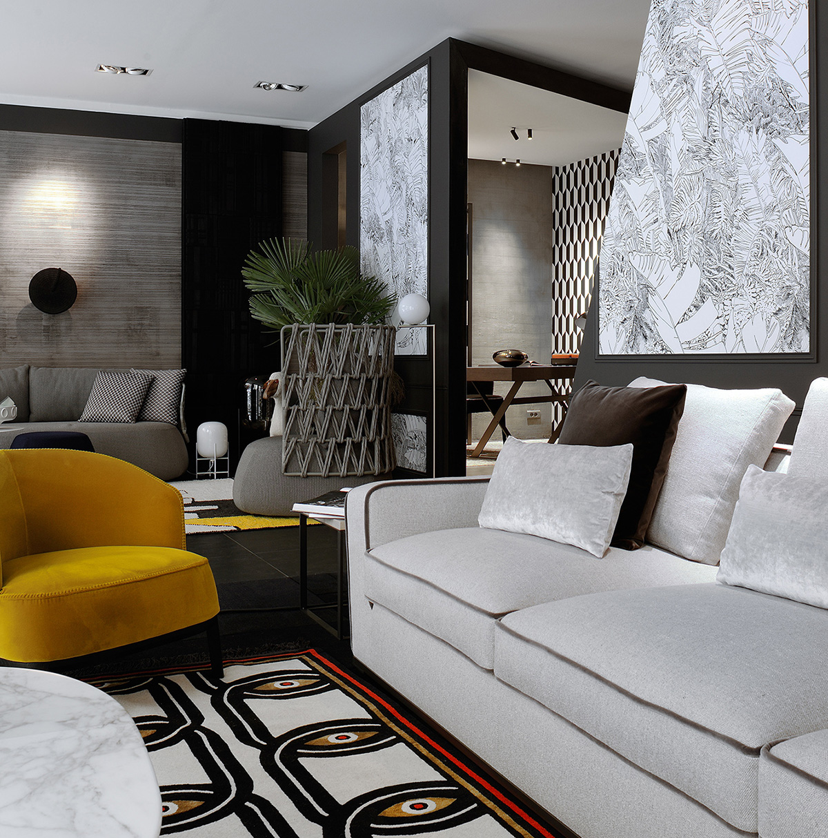 Réalisations Claude Cartier décoration architecte d'intérieur à Lyon.