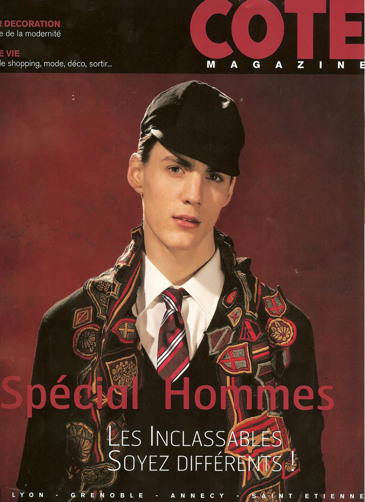 Parution presse COTE 2006 Claude Cartier décoration architecte d'intérieur à Lyon.