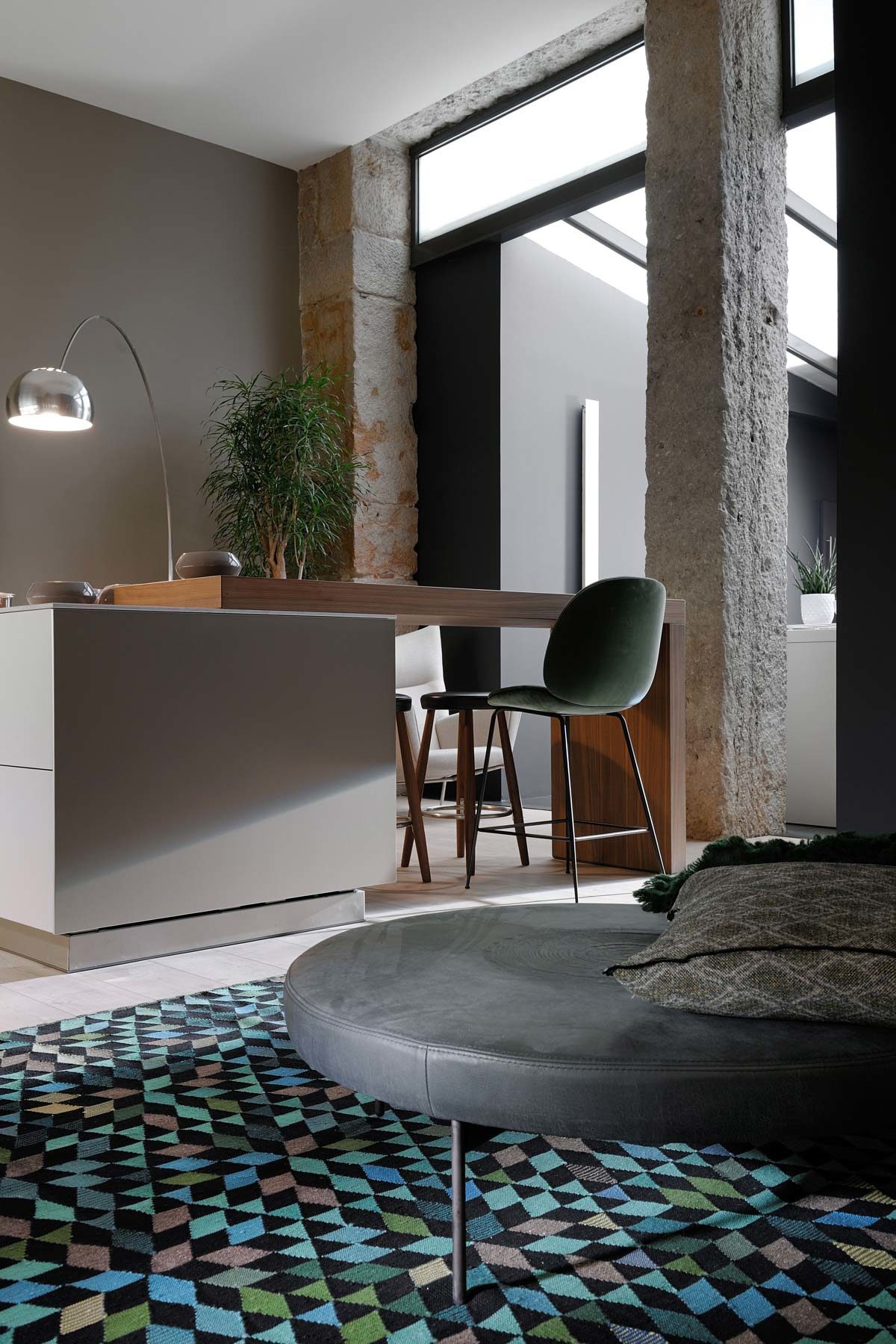 Réalisation Bulthaup Lyon. Claude cartier décoration et architecte d'intérieur à Lyon.