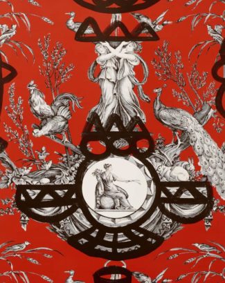 Fontaine et Animaux Barbouillage